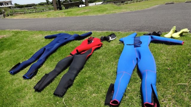 沖繩潛水換裝過程