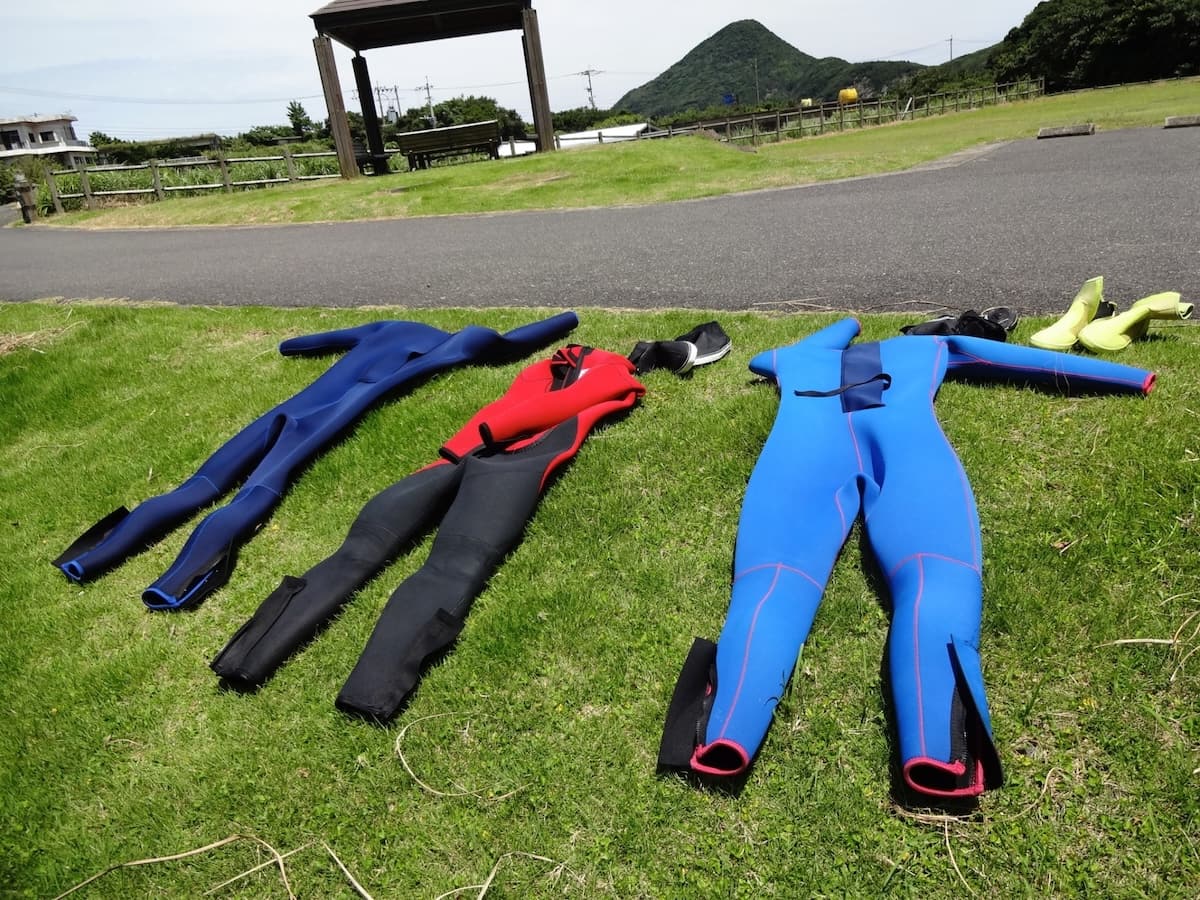 沖繩潛水換裝過程